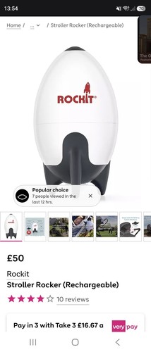 Rockit portable baby rocker - rockit,